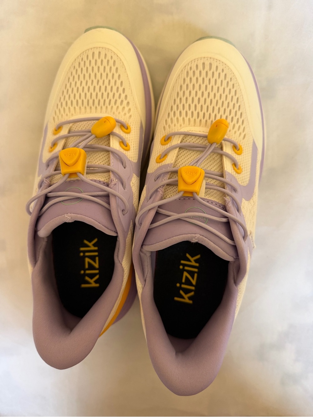 Women’s Lavender & Yellow Slip-On Sneakers